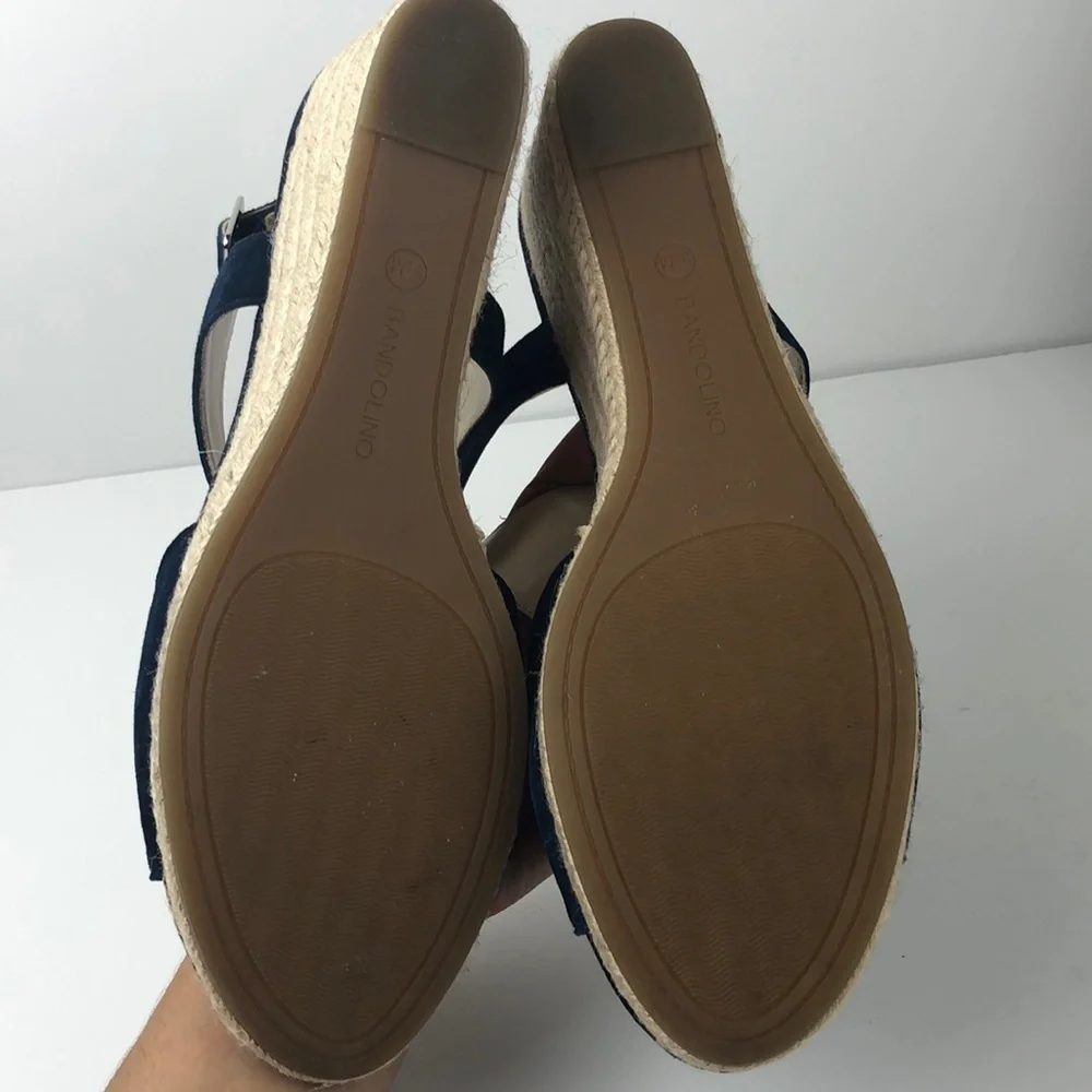 NEW Bandolino Natasha Espadrille Wedges 9.5 - Picture 7 of 9